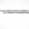 EDITAL DE CONVOCAÇÃO DE AUDIÊNCIA PÚBLICA 002/2020  LEI DE DIRETRIZES ORÇAMENTÁRIAS - LDO 2021