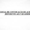 EDITAL DE CONVOCAÇÃO DE AUDIÊNCIA PÚBLICA   REFERENTE AO 2º QUADRIMESTRE/2020