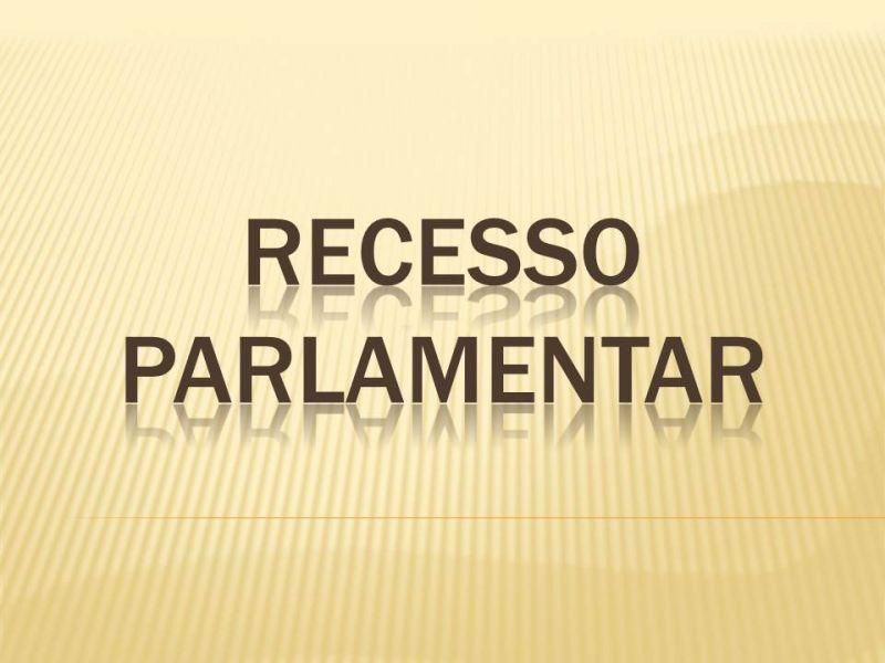Câmara dos Vereadores de Campina do Simão entra em recesso.