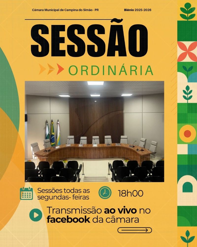 Sessões Ordinárias